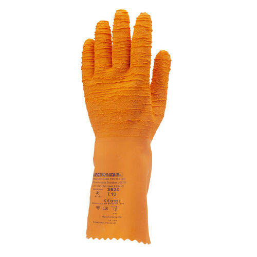 Gants chimie LATEX CRÊPÉ 3820