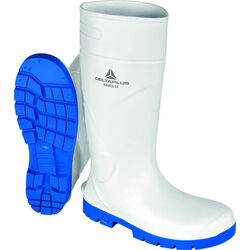 Bottes de s&eacute;curit&eacute; KEMIS S4 SRC CI BLANC BLEU Fleury-sur-Orne
