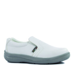 Mocassins de s&eacute;curit&eacute; femme STELLA S2 SRA BLANC Fleury-sur-Orne