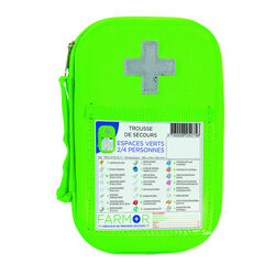 Trousse secours fluo ESPACES VERTS Fleury-sur-Orne